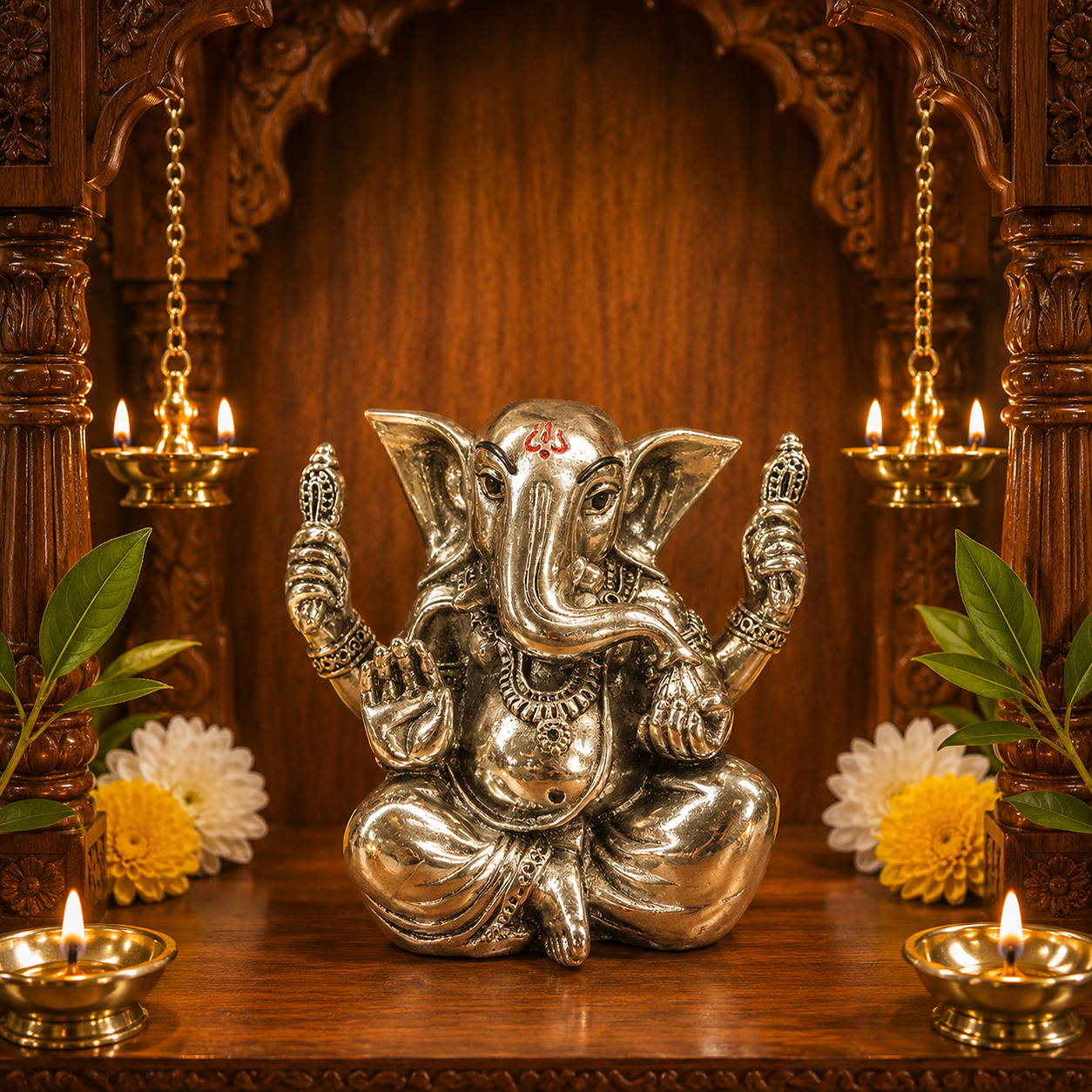 Silver Ganesh Ji